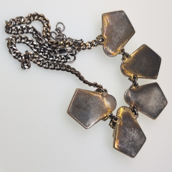 J. Crew Cream and Silver Statement Necklace - Picture 6 of 6